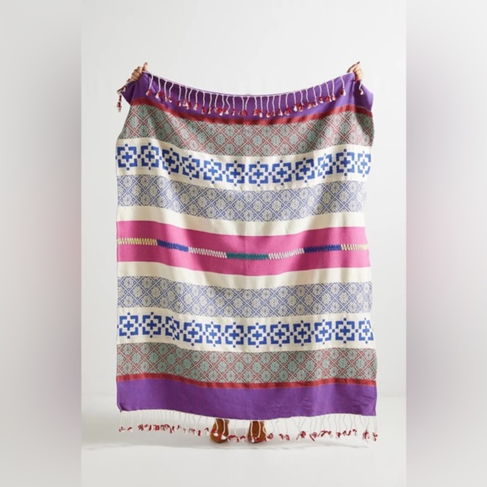 New🌟 Handwoven Java Throw Blanket